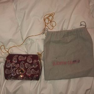 Paisley Jewel Swarovski Crystal Paisley Minaudiere Clutch Judith Leiber